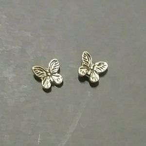 "Butterfly Kisses" pierced earrings NEW